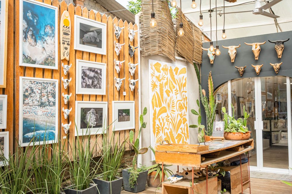 Artist gallery in Sayulita Mexico.