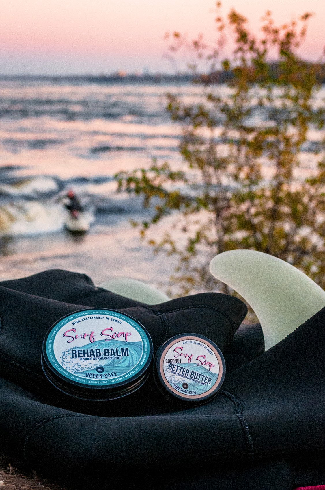 sunset with surf soap at vague a guy by Susan Paige photography