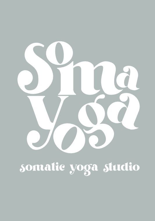 somatic yoga studio logo mockup
